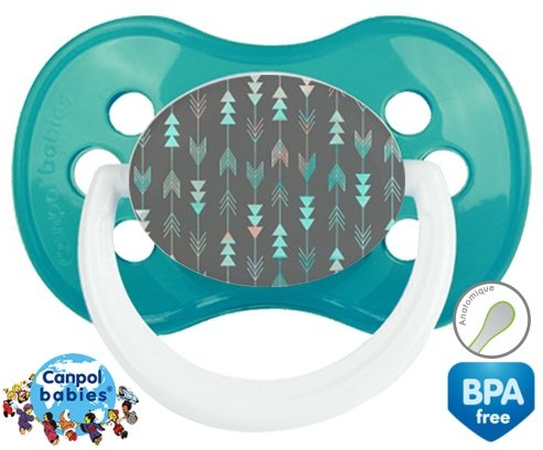 Flèches turquoise: Sucette Anatomique-su7.fr