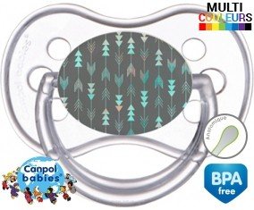 Flèches turquoise: Sucette Anatomique-su7.fr