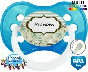 Marin + prénom: Sucette Anatomique-su7.fr