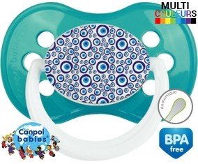 Motif oeil grec turc: Sucette Anatomique-su7.fr