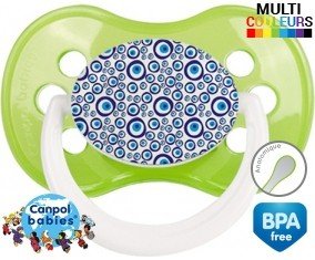 Motif oeil grec turc: Sucette Anatomique-su7.fr