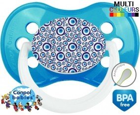 Motif oeil grec turc: Sucette Anatomique-su7.fr