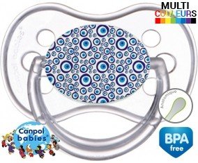 Motif oeil grec turc: Sucette Anatomique-su7.fr