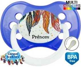 Plumes + prénom: Sucette Anatomique-su7.fr
