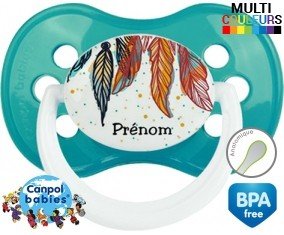 Plumes + prénom: Sucette Anatomique-su7.fr