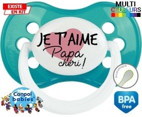 Je t'aime papa chéri style1: Sucette Anatomique-su7.fr