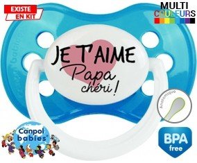 Je t'aime papa chéri style1: Sucette Anatomique-su7.fr