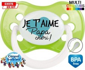 Je t'aime papa chéri style2: Sucette Anatomique-su7.fr