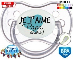 Je t'aime papa chéri style2: Sucette Anatomique-su7.fr