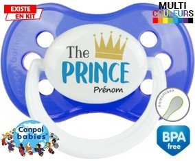 The prince + prénom : Tétine Anatomique personnalisée