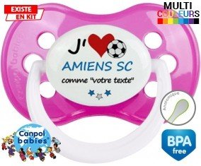 J'aime amiens sc + prénom: Sucette Anatomique-su7.fr