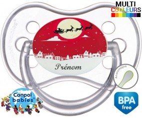 Noël renne + prénom: Sucette Anatomique-su7.fr
