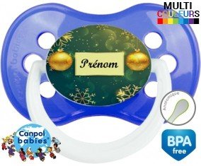 Boule noël + prénom: Sucette Anatomique-su7.fr