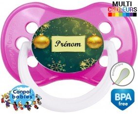 Boule noël + prénom: Sucette Anatomique-su7.fr