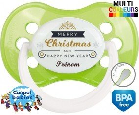 Merry christmas style2 + prénom: Sucette Anatomique-su7.fr