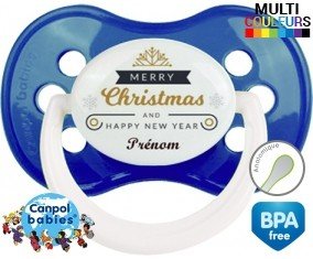 Merry christmas style2 + prénom: Sucette Anatomique-su7.fr