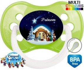 Crèche noël + prénom: Sucette Anatomique-su7.fr