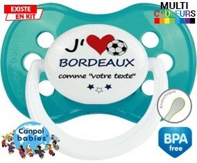 J'aime bordeaux + prénom: Sucette Anatomique-su7.fr