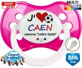 J'aime caen + prénom : Sucette Anatomique