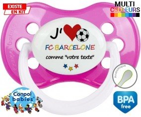 J'aime fc barcelone + prénom: Sucette Anatomique-su7.fr