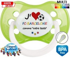 J'aime fc barcelone + prénom: Sucette Anatomique-su7.fr