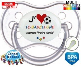 J'aime fc barcelone + prénom: Sucette Anatomique-su7.fr