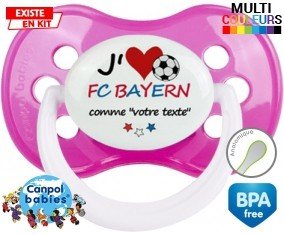 J'aime fc bayern + prénom: Sucette Anatomique-su7.fr