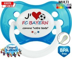 J'aime fc bayern + prénom: Sucette Anatomique-su7.fr