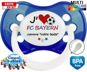 J'aime fc bayern + prénom: Sucette Anatomique-su7.fr