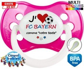 J'aime fc bayern + prénom: Sucette Anatomique-su7.fr