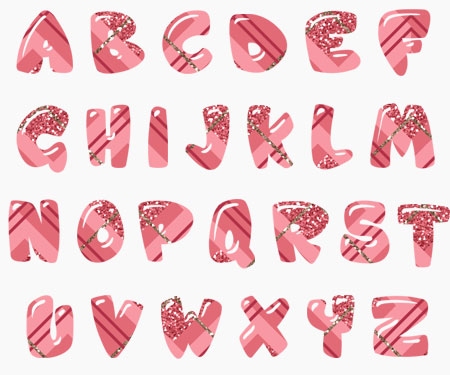 Bavoir Prénom ou texte personnalisée alphabet style-10