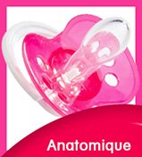 Tétine de bébé personnalisé à embout Anatomique