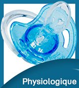 tétine de bébé personnalisé à embout physiologique